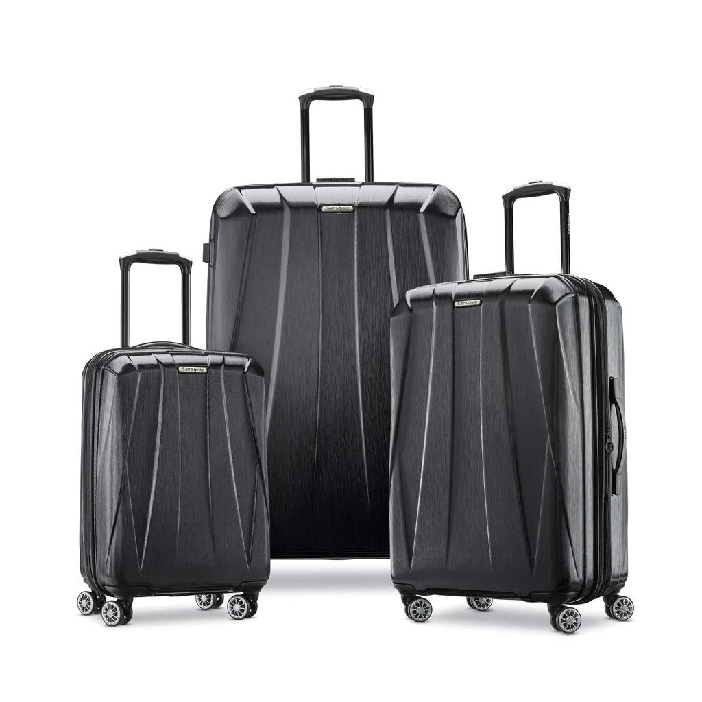 Samsonite Centric 2 Hardside Expandable Luggage with Spinners, Black, Checked-Large 28-Inch 商品