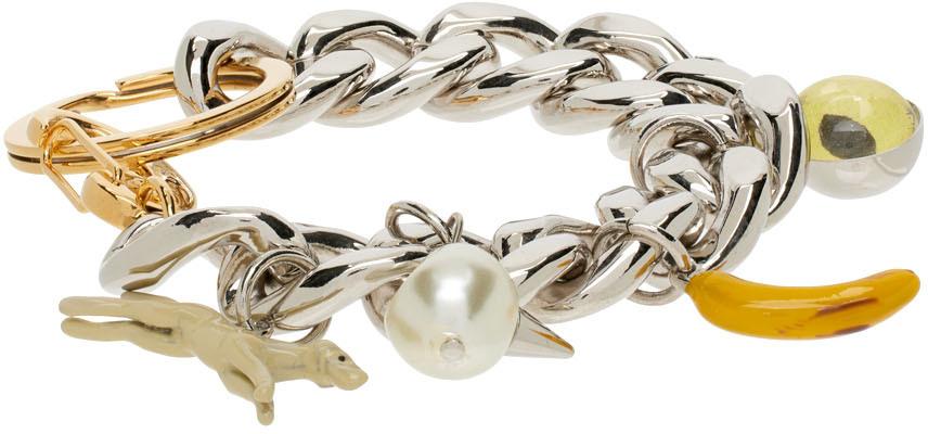 Silver & Gold Found Objects Bracelet商品第5张图片规格展示