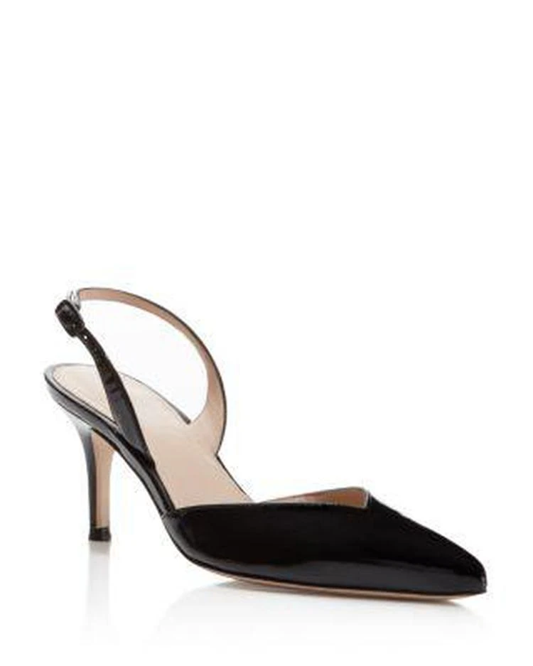 商品Stuart Weitzman|Women's Sleek Patent Leather Slingback Pumps,价格¥1639,第1张图片