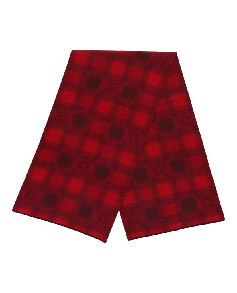 商品Givenchy|Plaid 4G Logo Scarf,价格¥1413,第2张图片详细描述