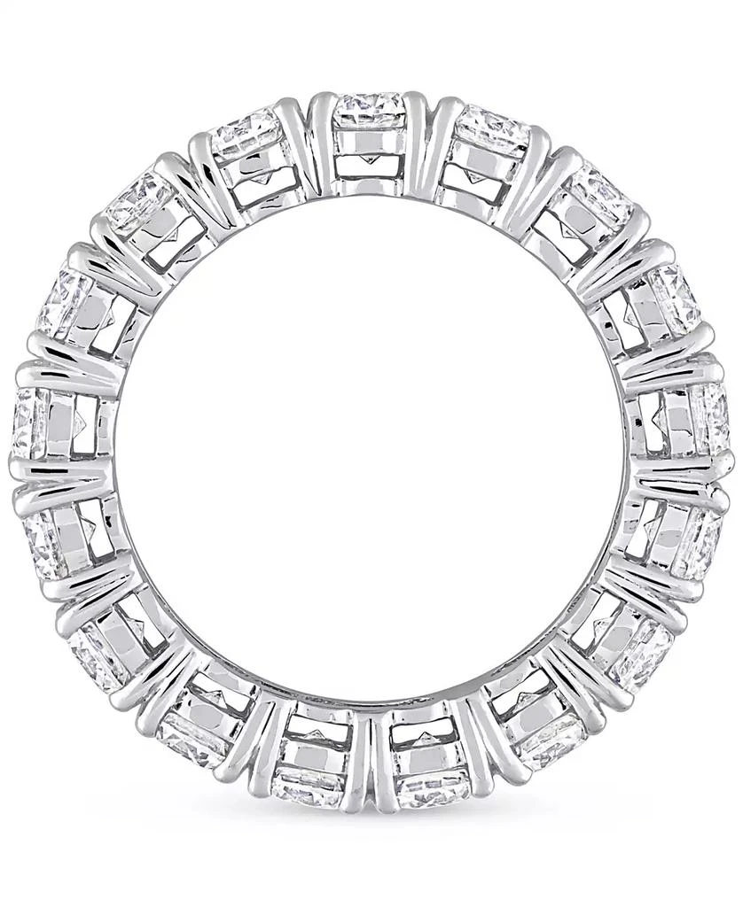 商品Macy's|Moissanite All-Around Eternity Band (4 ct. t.w.) in 10k White Gold,价格¥7329,第5张图片详细描述