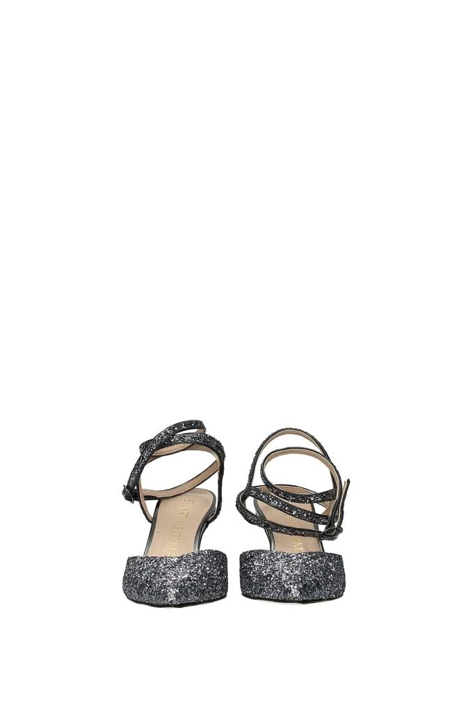 商品Stuart Weitzman|Sandals revel Glitter Silver,价格¥1314,第3张图片详细描述