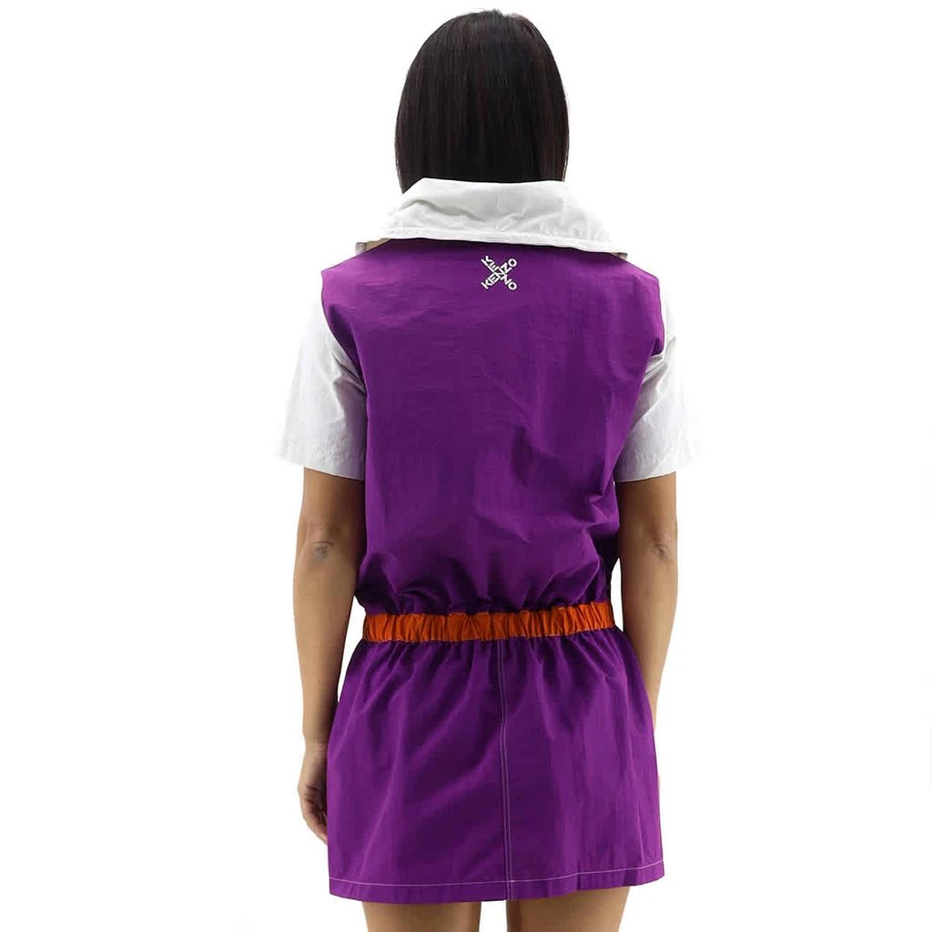 商品Kenzo|Ladies Colorblock Sport Hooded Nylon Dress,价格¥1654,第3张图片详细描述