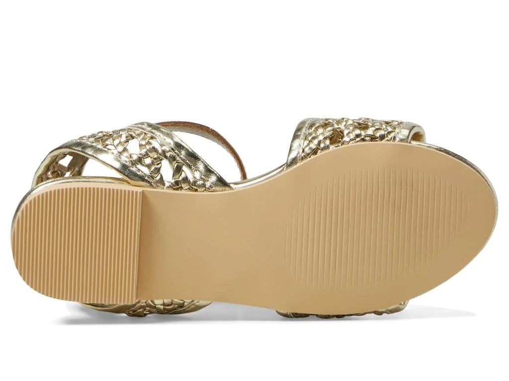 商品Janie and Jack|Metallic Basket Weave Sandals (Toddler/Little Kid/Big Kid),价格¥379,第3张图片详细描述