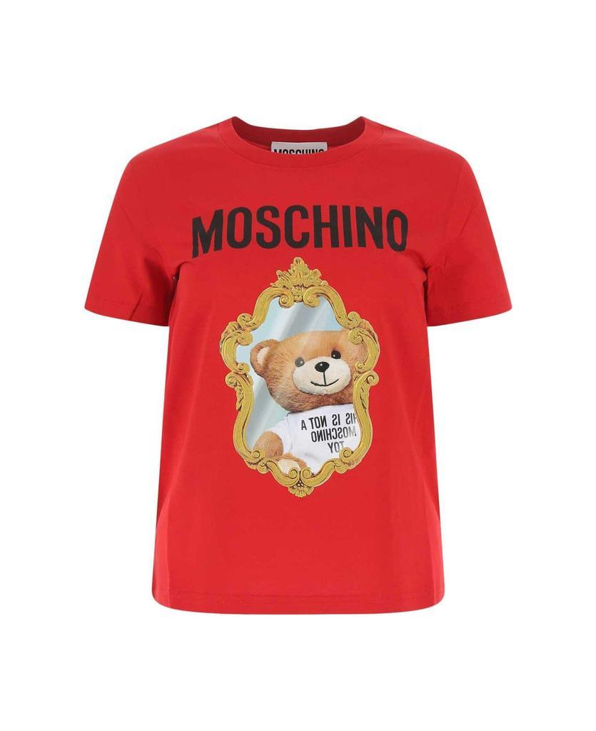 商品Moschino|Logo-printed Short-sleeved T-shirt,价格¥1827,第1张图片