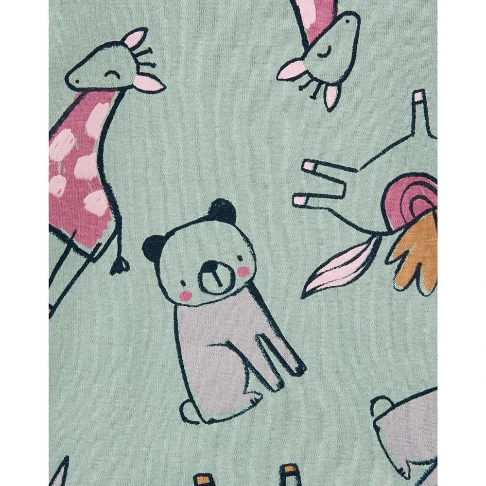商品Carter's|Baby Girls 100% Snug Fit Cotton Pajamas, 4 Piece Set,价格¥132,第3张图片详细描述