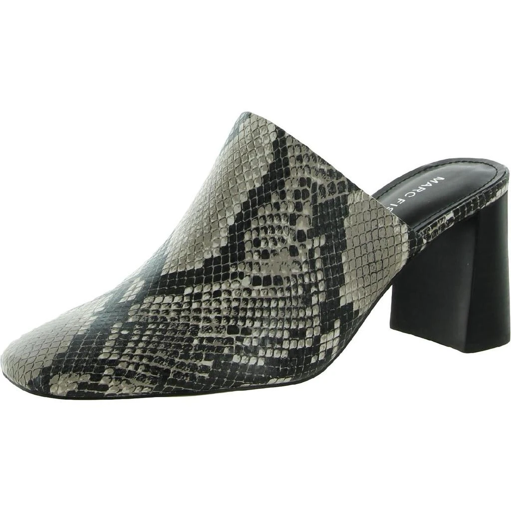 商品Marc Fisher|Marc Fisher Womens Fanna2 Faux Leather Snake Print Mules,价格¥92,第1张图片