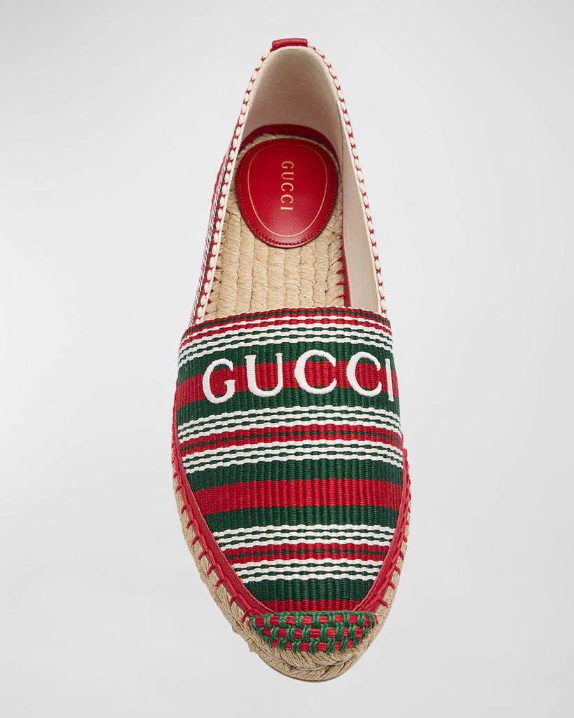 Gucci Sabela Embroidered Logo Espadrille Loafers - Single  display picture 1