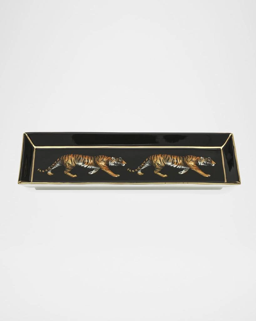商品Halcyon Days|Twin Tiger Rectangular Tray,价格¥919,第2张图片详细描述