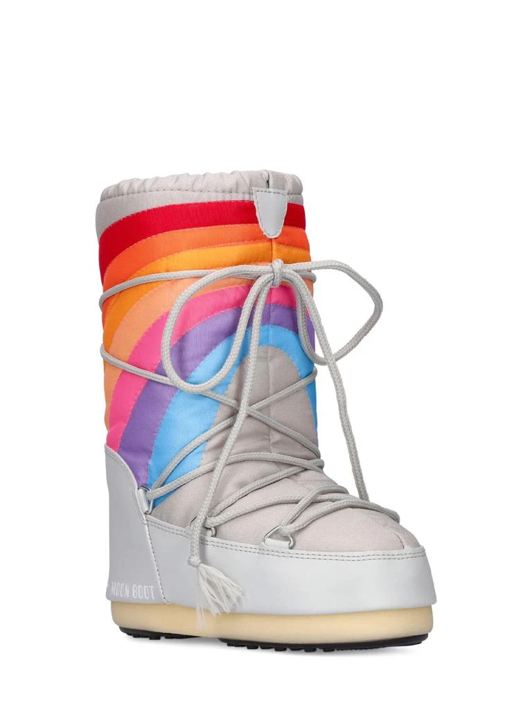 商品Moon Boot|Icon Tall Rainbow Nylon Snow Boots,价格¥612,第1张图片详细描述