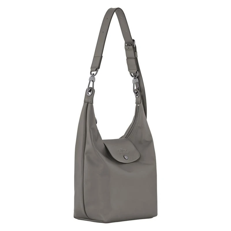 商品Longchamp|【预售3-7天】Longchamp/珑骧 女士灰褐色牛皮单肩包,价格¥4208,第5张图片详细描述