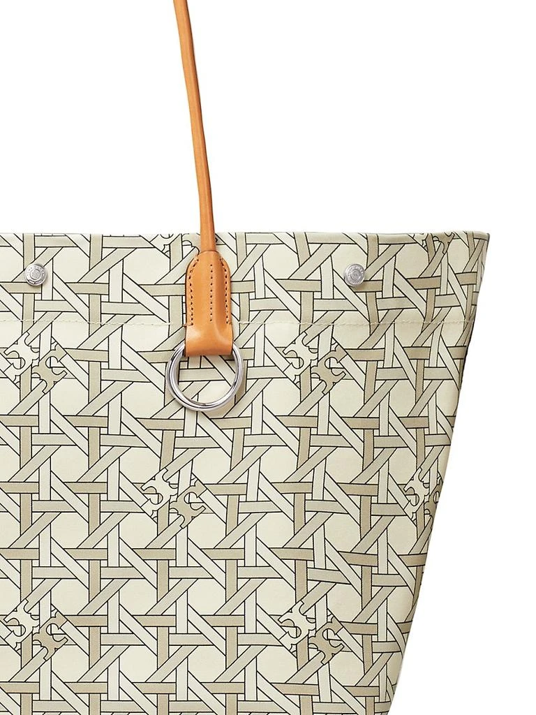 商品Tory Burch|Logo Canvas Tote,价格¥1118,第4张图片详细描述