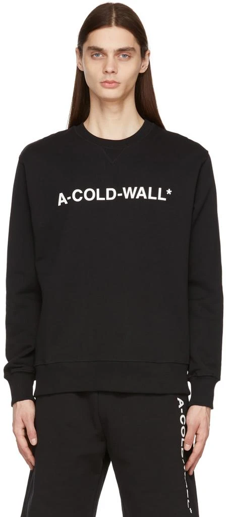 商品A-COLD-WALL*|Black Essential Logo Sweatshirt,价格¥860,第1张图片