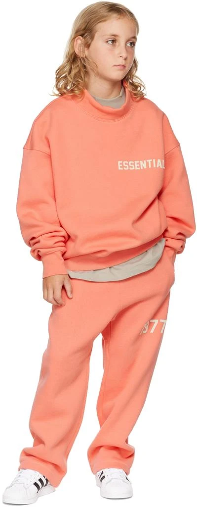 商品Essentials|Kids Pink '1977' Relaxed Lounge Pants,价格¥592,第4张图片详细描述