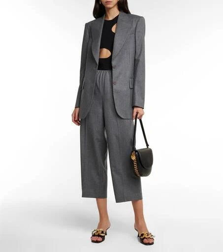 商品Stella McCartney|羊毛法兰绒西装式外套,价格¥8119,第2张图片详细描述