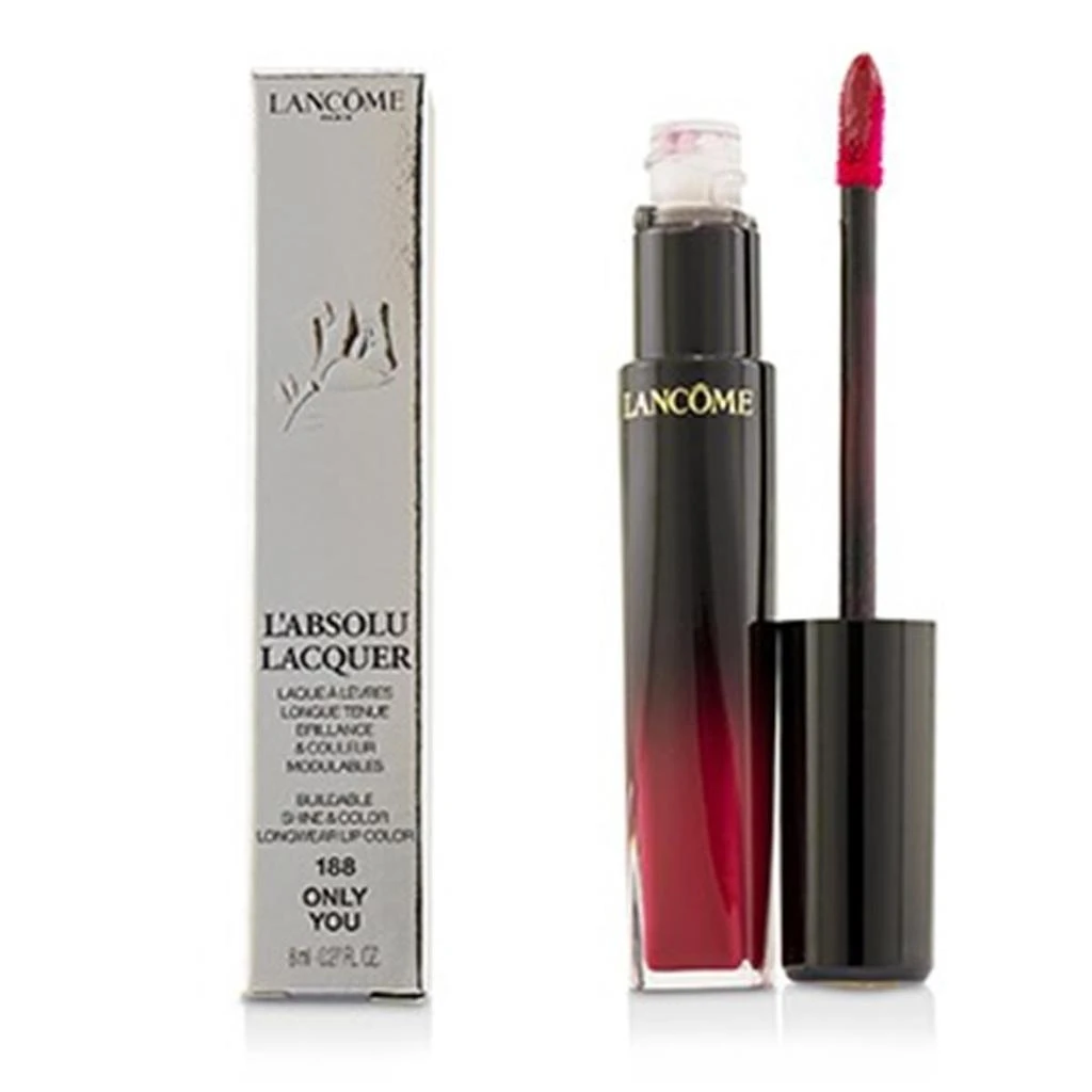 商品Lancôme|Lancome 221418 8 ml LAbsolu Lacquer Buildable Shine & Longwear Lip Color - No.188,价格¥252,第1张图片