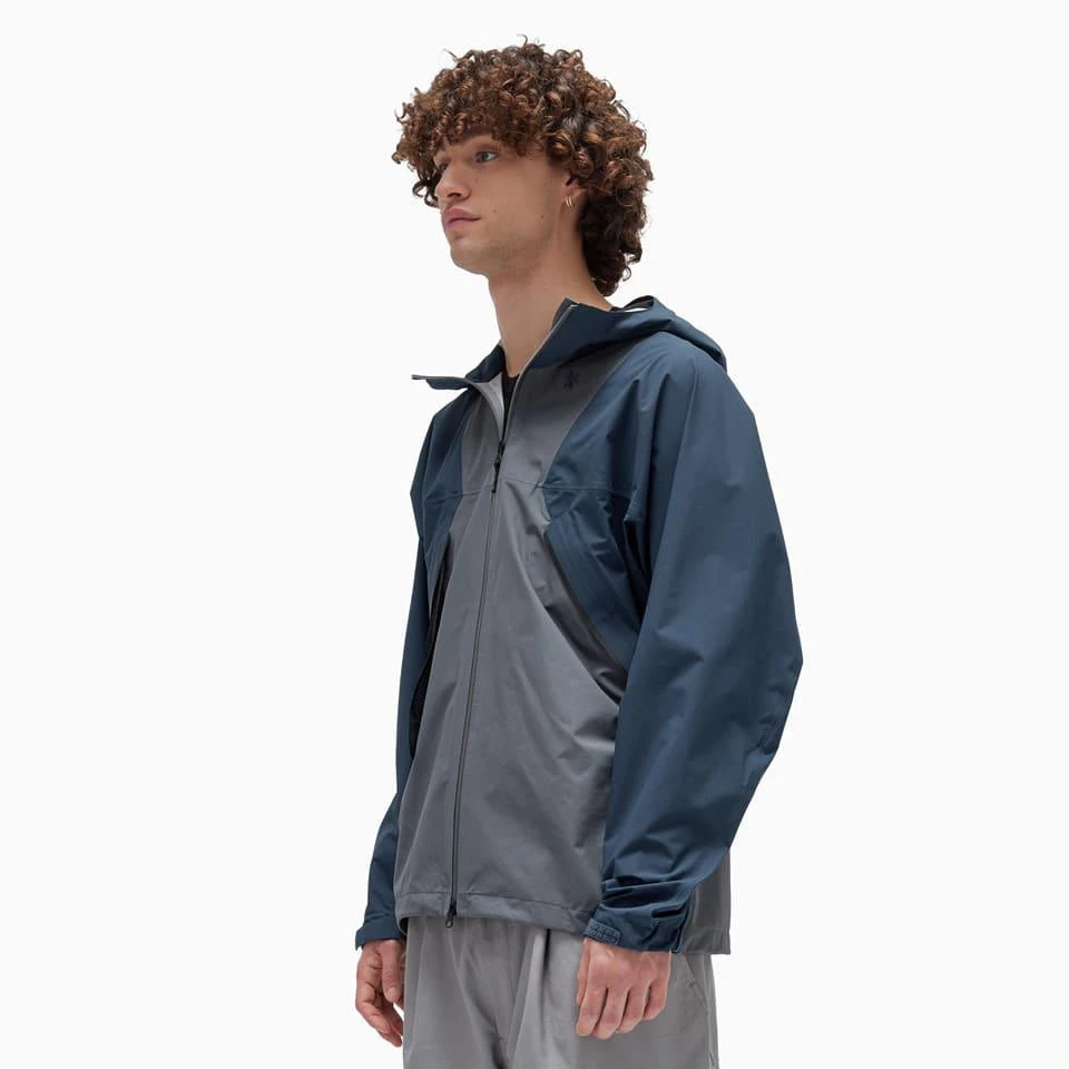 商品Goldwin|Pertex Shieldair Mountaineering Jacket Gray/navy Blue,价格¥4027,第2张图片详细描述