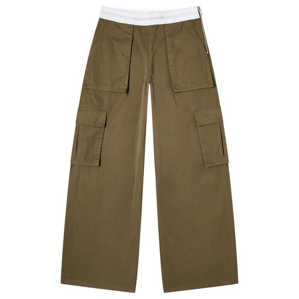 商品Alexander Wang|Alexander Wang Mid Rise Cargo Rave Pants,价格¥2450,第1张图片