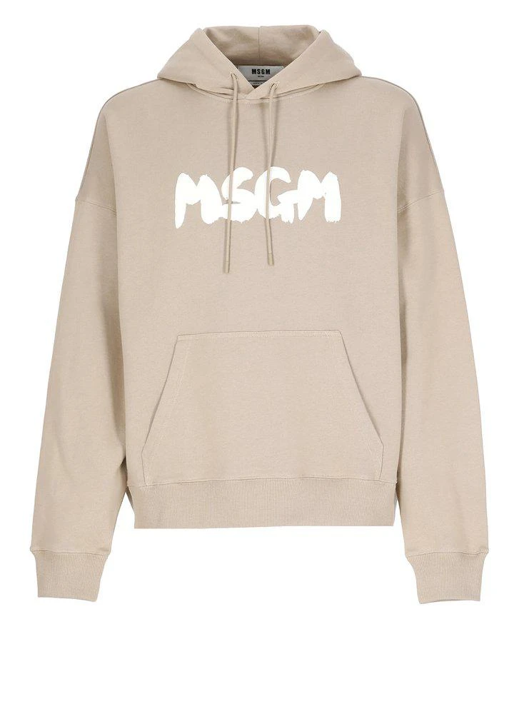 商品MSGM|MSGM Logo Printed Drawstring Hoodie,价格¥1240,第1张图片