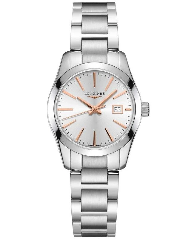 商品Longines|Longines Conquest Classic Silver Dial Stainless Steel Women's Watch L2.286.4.72.6,价格¥6235,第1张图片