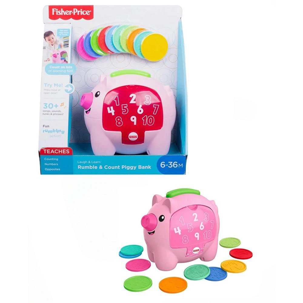 商品Fisher Price|Fisher-Price Laugh & Learn Smart Stages Piggy Bank,价格¥135,第1张图片