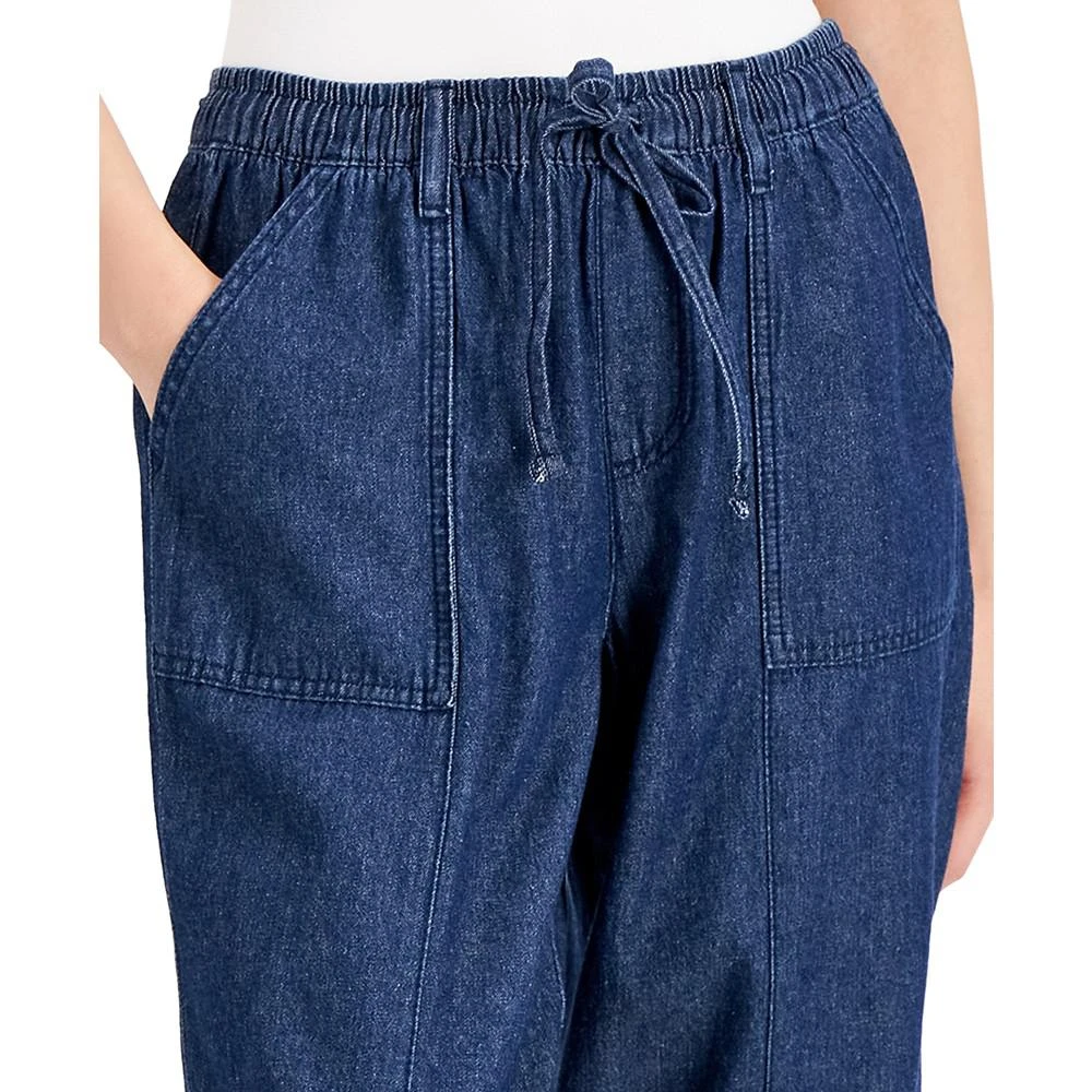商品Karen Scott|Denim Charlie Capri Pants, Created for Macy's,价格¥54,第3张图片详细描述