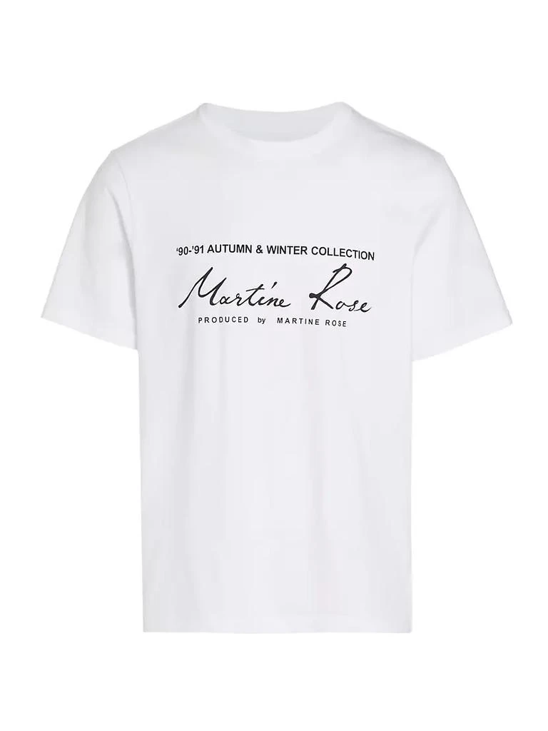 商品Martine Rose|Logo Crewneck T-Shirt,价格¥887,第1张图片