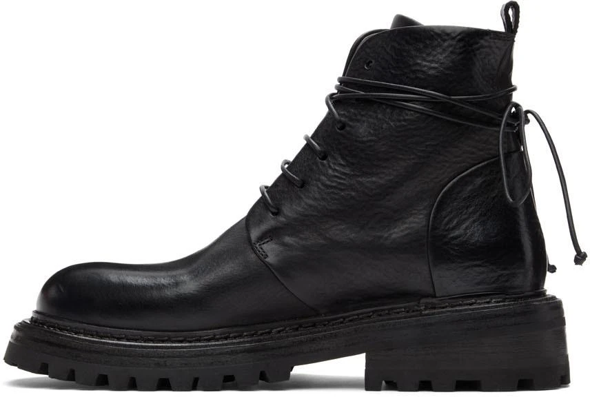 商品Marsèll|Black Carrucola Lace-Up Boots,价格¥7325,第3张图片详细描述