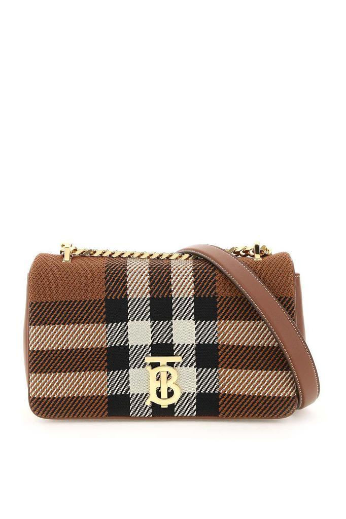 商品Burberry|SMALL KNITTED CHECK LOLA BAG,价格¥9851,第1张图片