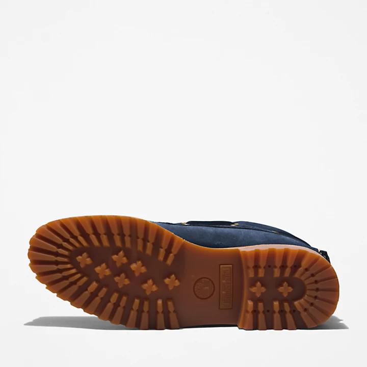 Timberland® 3-Eye Lug Handsewn Boat Shoe for Men in Navy商品第3张图片规格展示