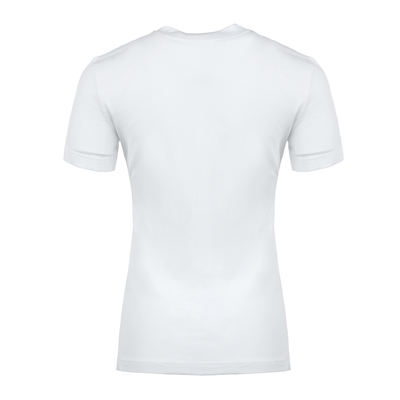 VERSACE JEANS 女白色短袖T恤 72HAHT01-CJ03T-G03商品第4张图片规格展示