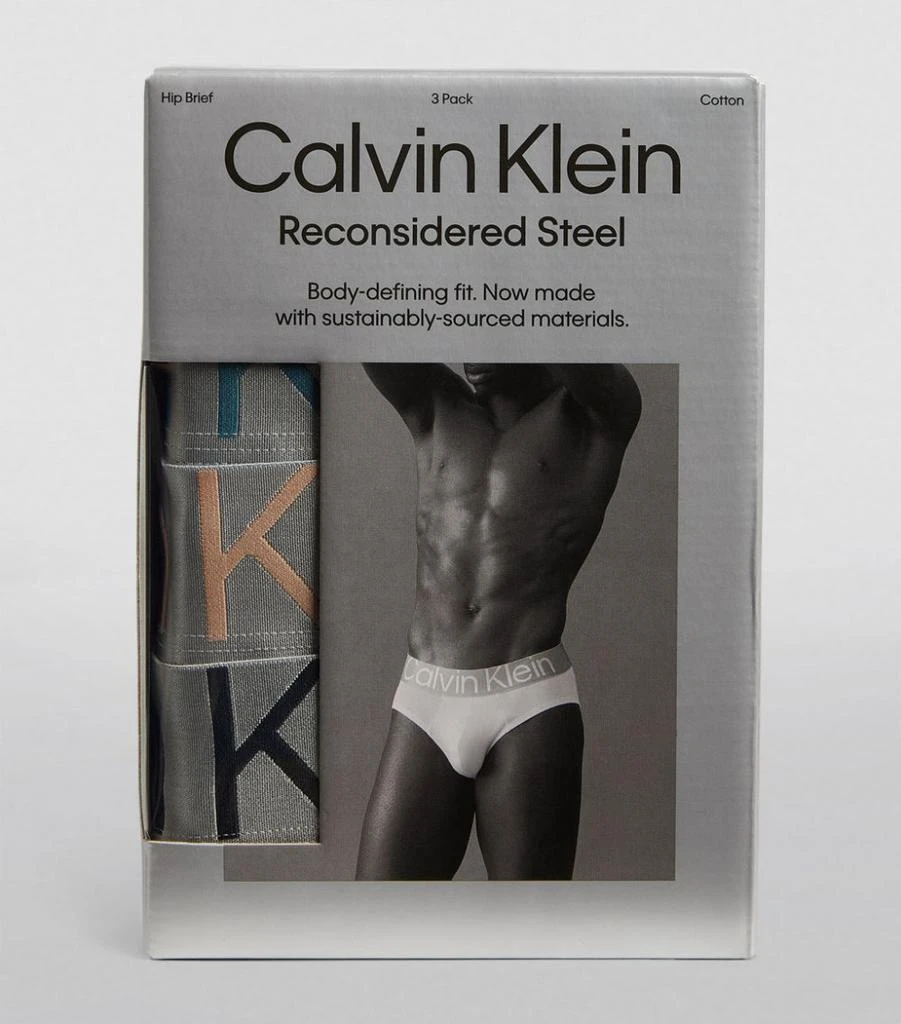 商品Calvin Klein|Reconsidered Steel Briefs (Pack of 3),价格¥332,第4张图片详细描述