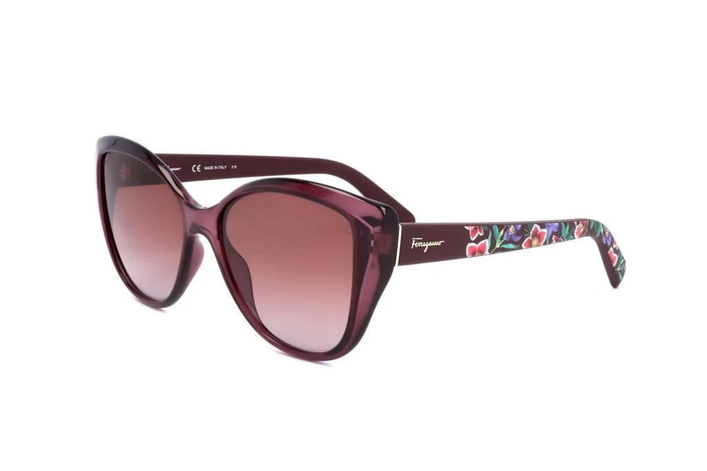 商品Salvatore Ferragamo|Salvatore Ferragamo Eyewear Butterfly Frame Sunglasses,价格¥705,第2张图片详细描述