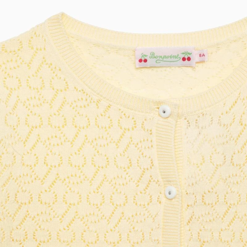 商品Bonpoint|Banana-coloured cotton cardigan,价格¥827,第3张图片详细描述