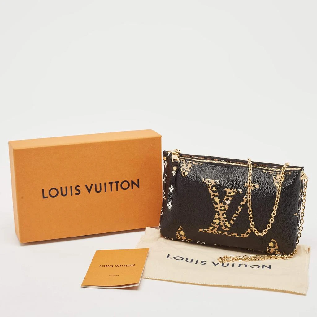 Louis Vuitton Black Monogram Giant Canvas Jungle Double Zip Pochette 商品