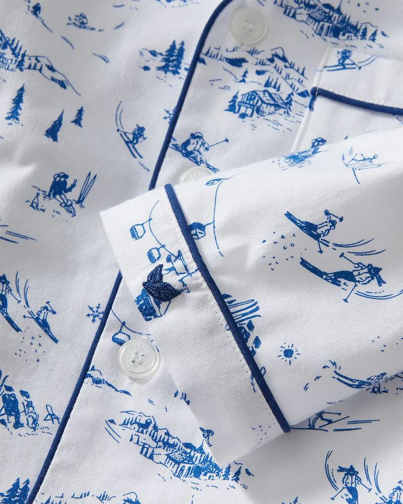 Unisex Chalet Toile Twill Pajama Set - Baby, Little Kid, Big Kid 商品