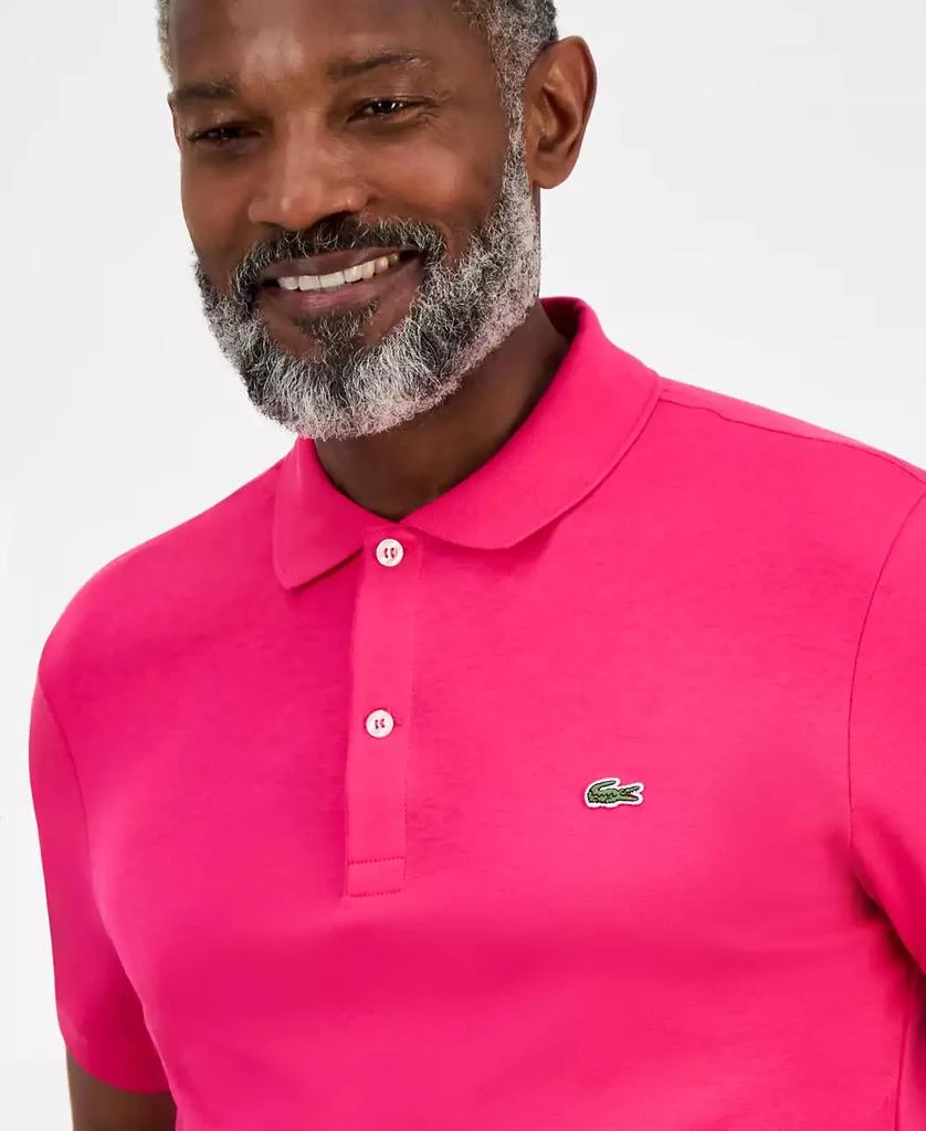 商品Lacoste|Men’s Regular Fit Soft Touch Short Sleeve Polo,价格¥439,第4张图片详细描述