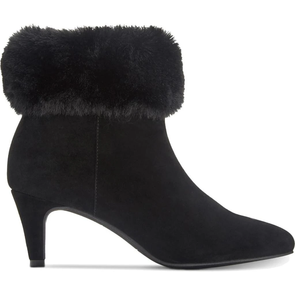 商品Alfani|Alfani Womens Hansonn Faux Fur Faux Fur Trim Booties,价格¥85,第2张图片详细描述