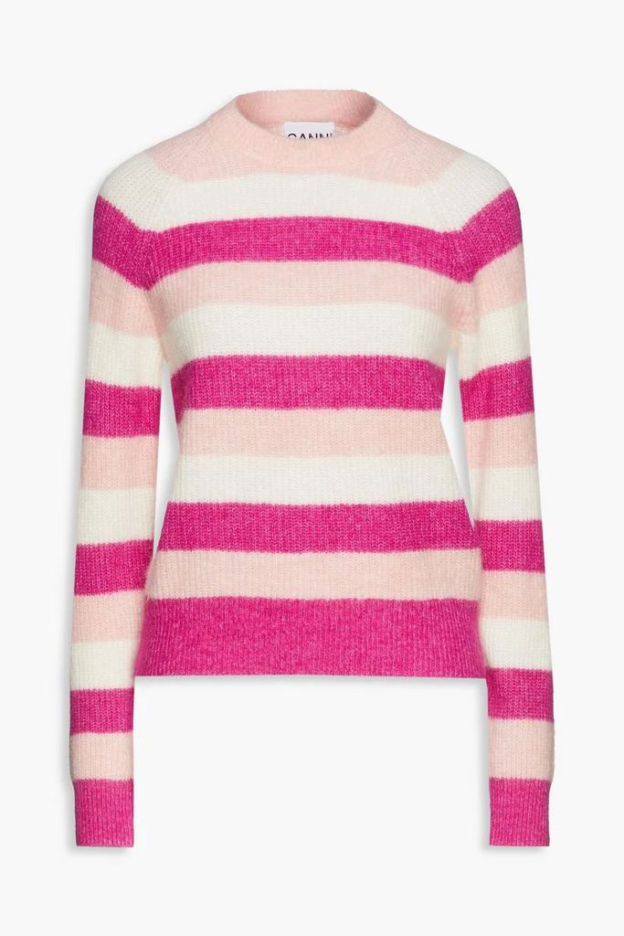 商品Ganni|Striped knitted sweater,价格¥909,第3张图片详细描述