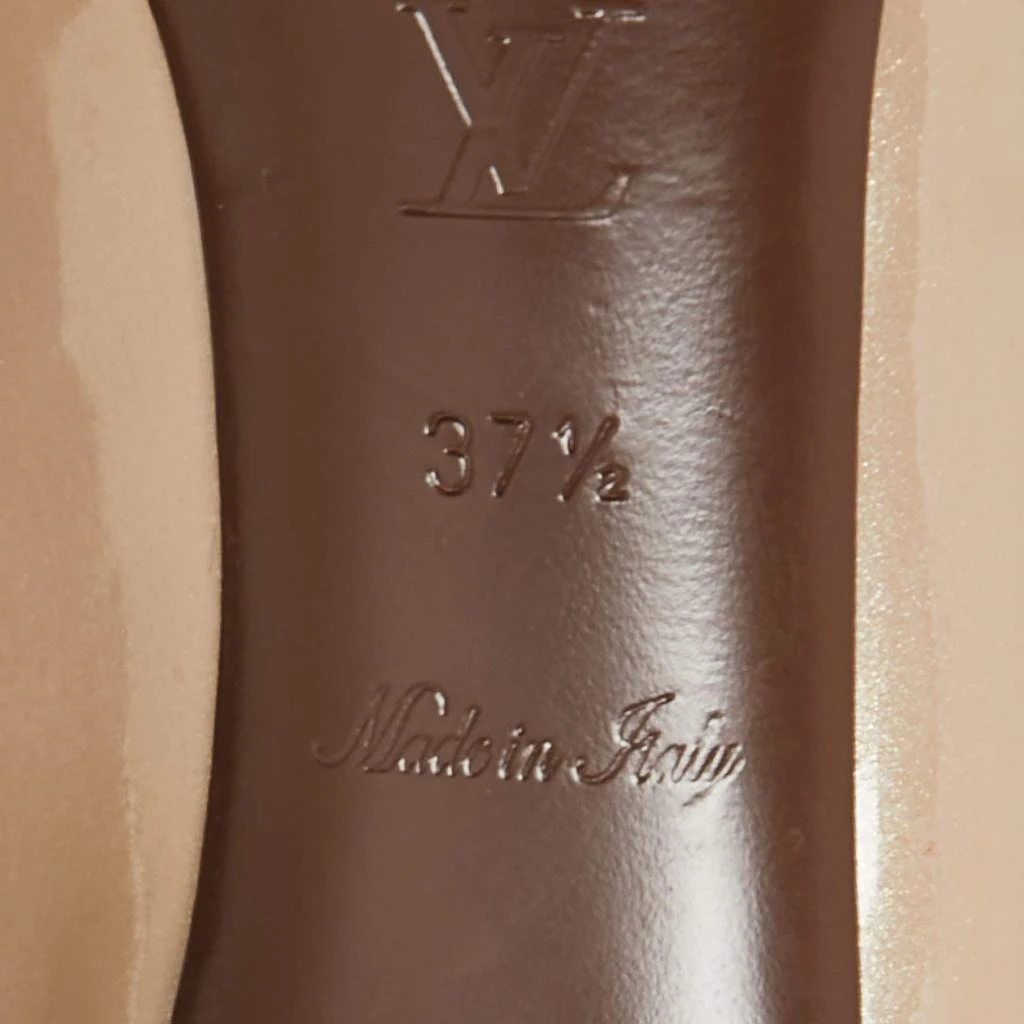 Louis Vuitton Beige Patent Leather Oh Really! Pumps Size 37.5 商品