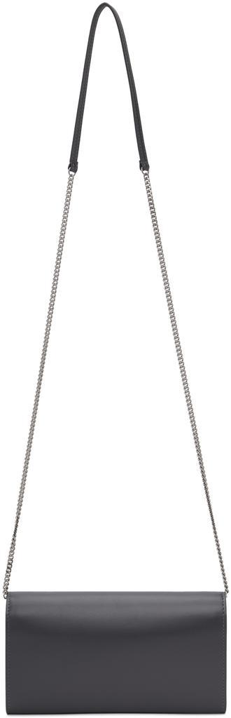 商品Yves Saint Laurent|Grey Mini Flap Bag,价格¥6715,第5张图片详细描述