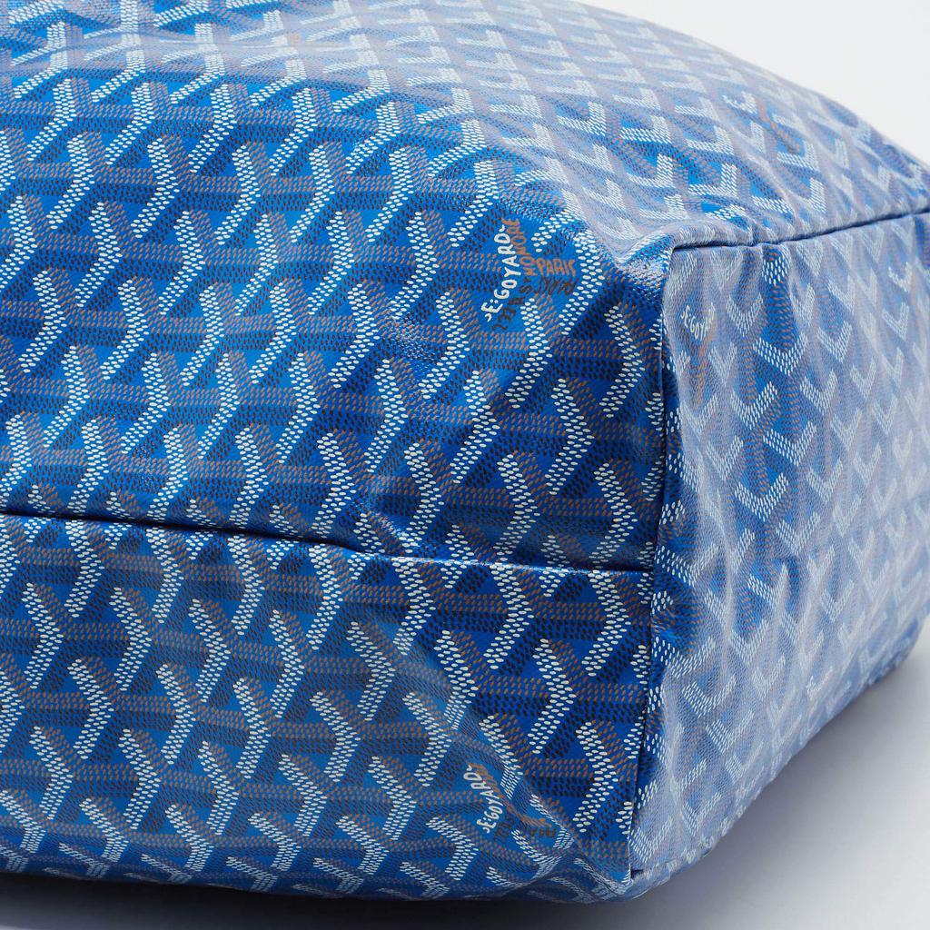 Goyard Blue Goyardine Coated Canvas and Leather Saint Louis PM Tote商品第10张图片规格展示