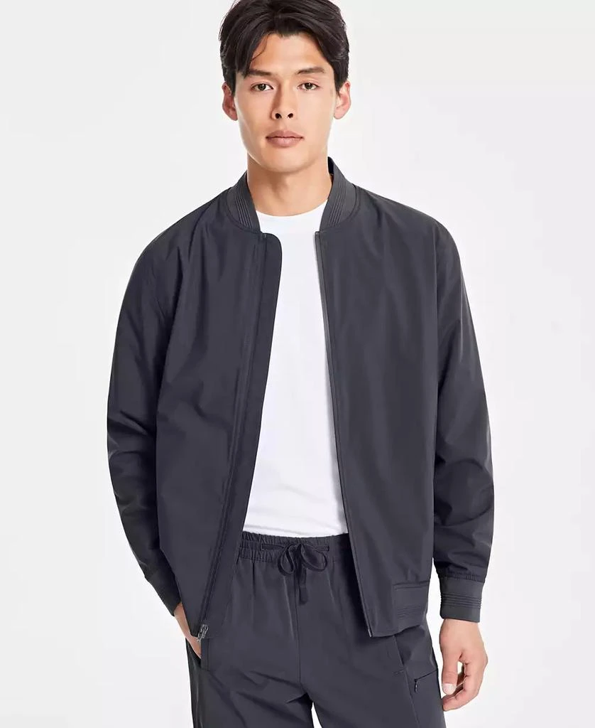 商品Alfani|Men's Regular-Fit Water-Resistant Full-Zip Bomber Jacket, Created for Macy's,价格¥304,第1张图片