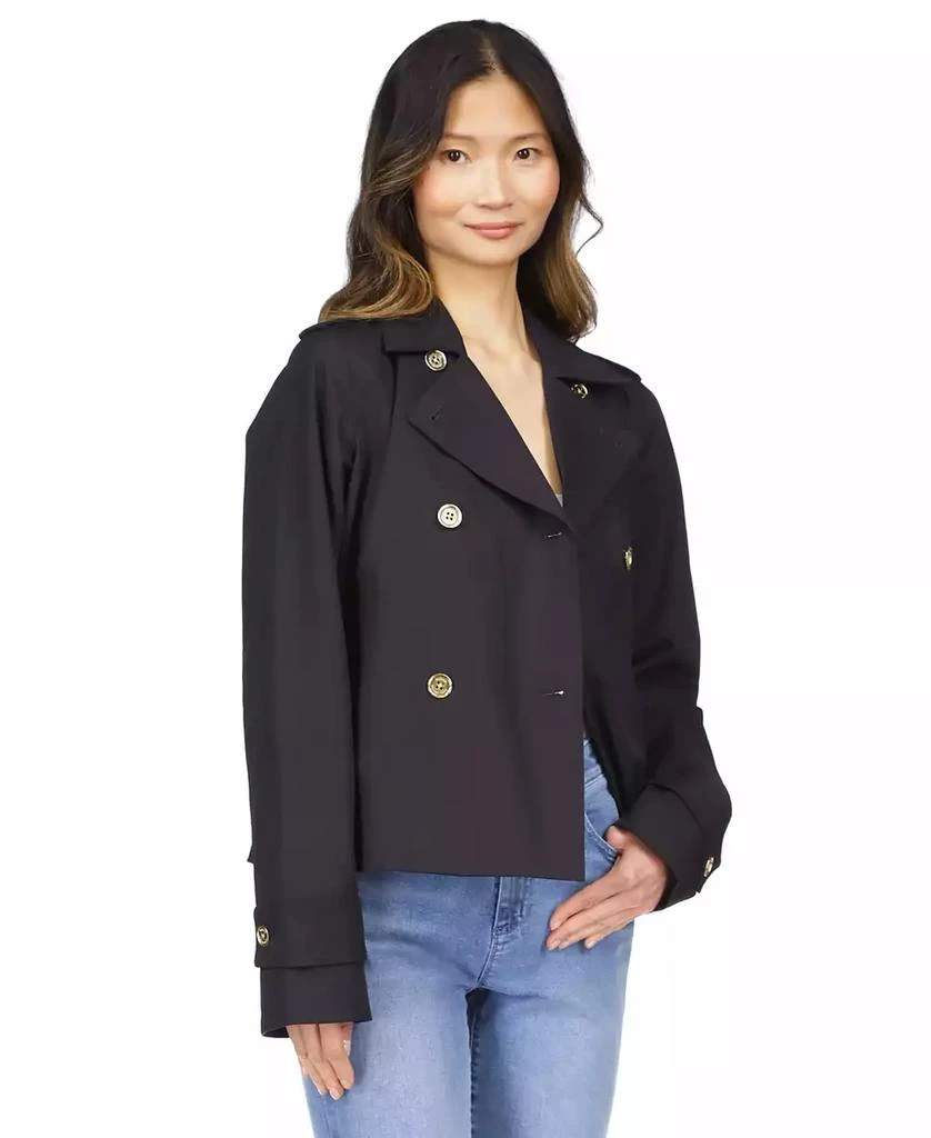 商品Michael Kors|Women's Cotton Twill Cropped Peacoat,价格¥583,第4张图片详细描述