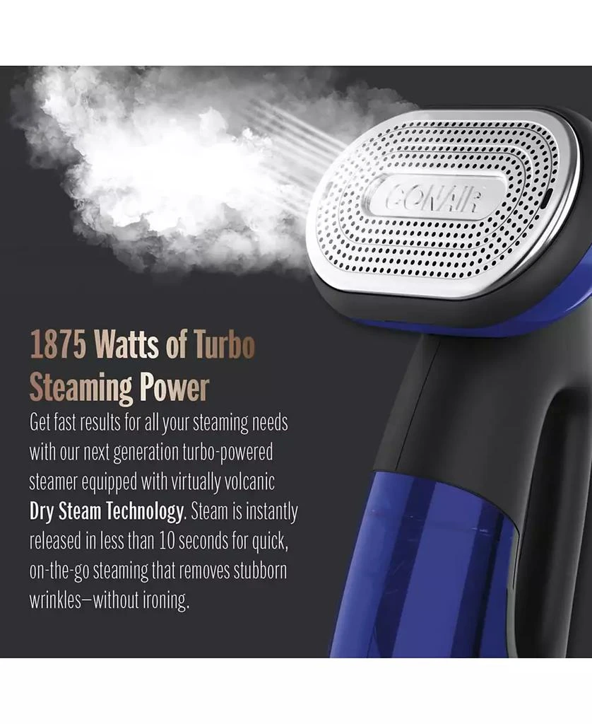 Turbo ExtremeSteam 1875 Watt Handheld Fabric, 2-in-1 Steam and Iron Garment Steamer 商品