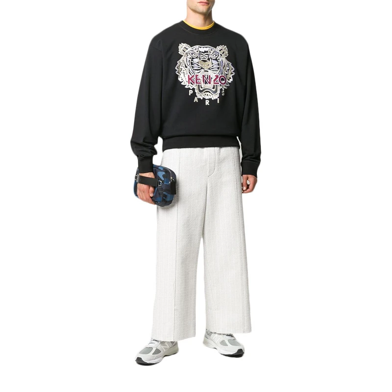 商品Kenzo|KENZO 黑色男士卫衣/帽衫 FA65SW1114XV-99,价格¥1502,第1张图片