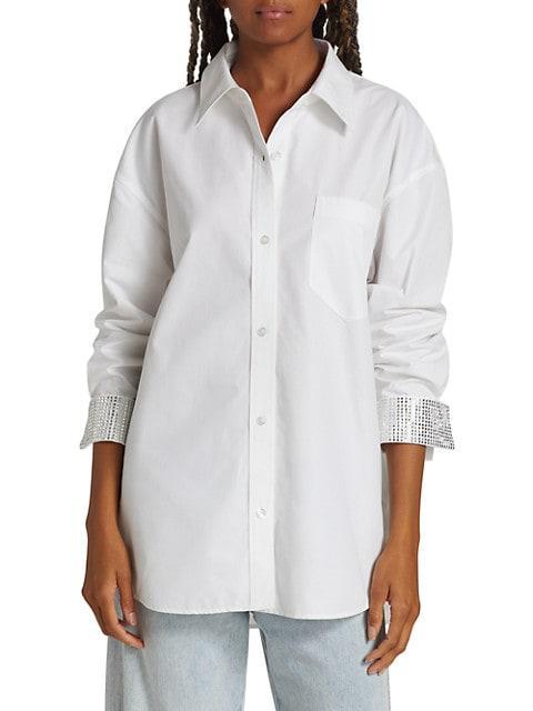 商品Alexander Wang|Crystal Cuff Shirt,价格¥4990,第5张图片详细描述