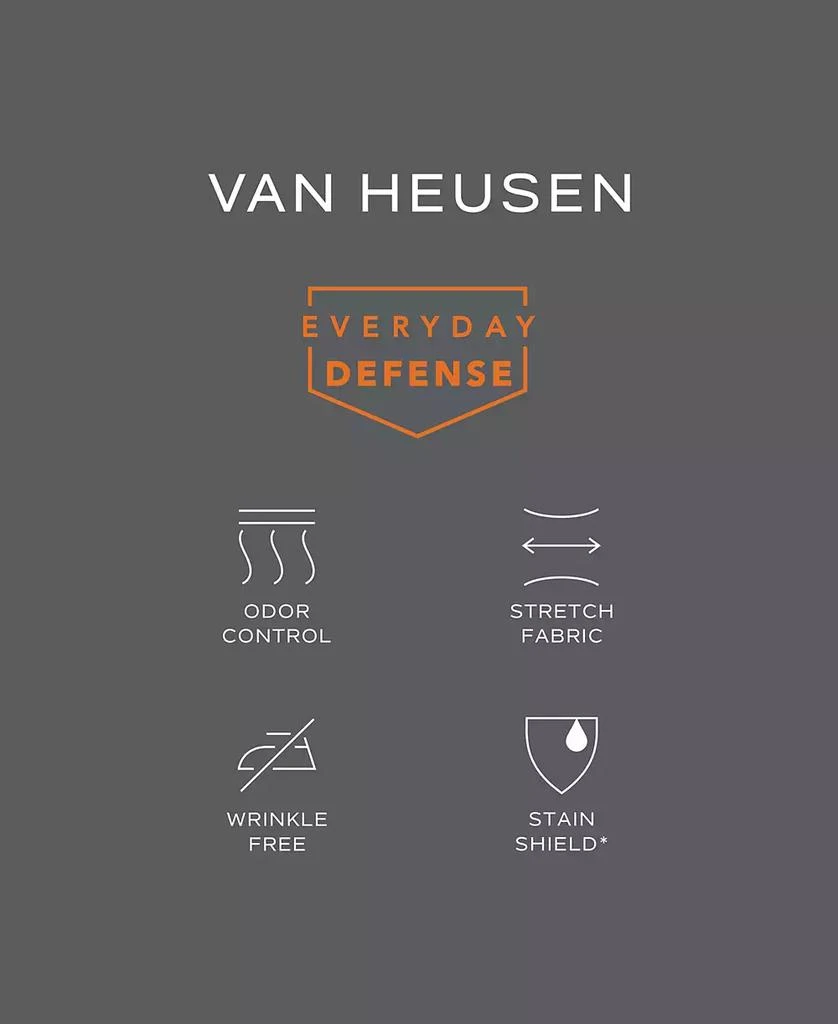 商品Van Heusen|Men's Classic/Regular Fit Stretch Wrinkle Free Sateen Dress Shirt,价格¥371,第4张图片详细描述