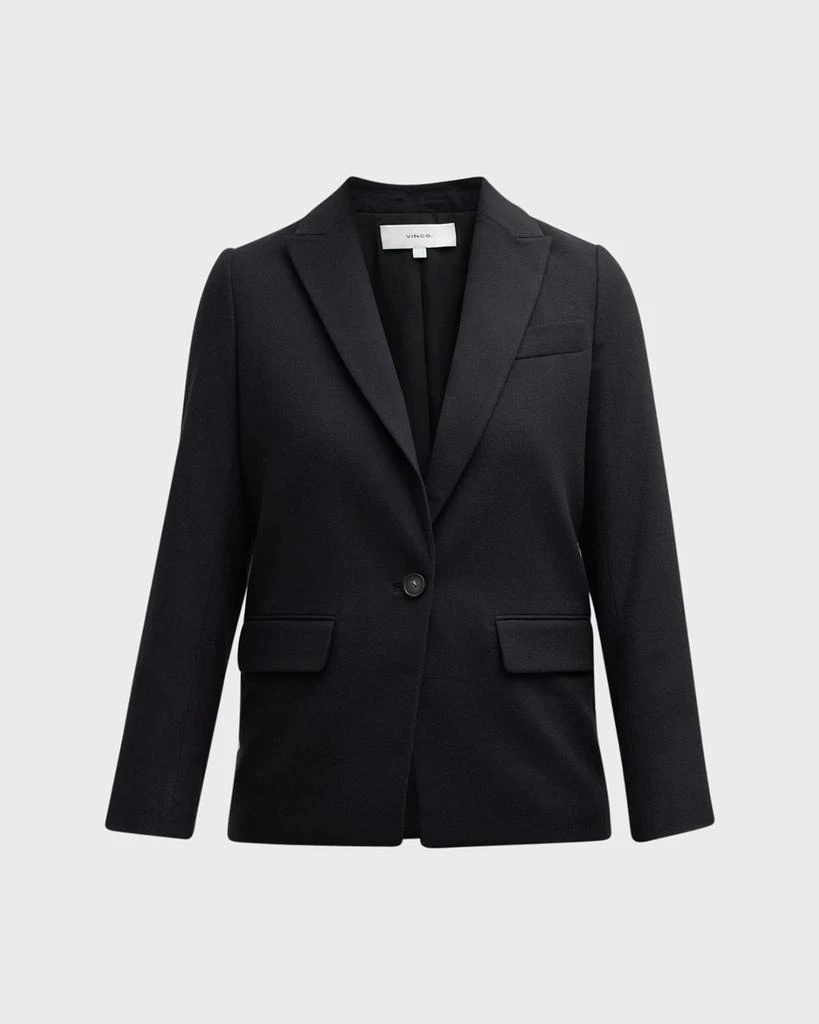 商品Vince|Notched-Lapel Boyfriend Blazer,价格¥4556,第2张图片详细描述