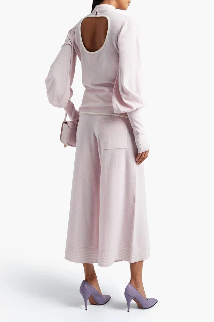 商品ROKSANDA|Calvi striped wool and cashmere-blend wide-leg pants,价格¥1889,第1张图片